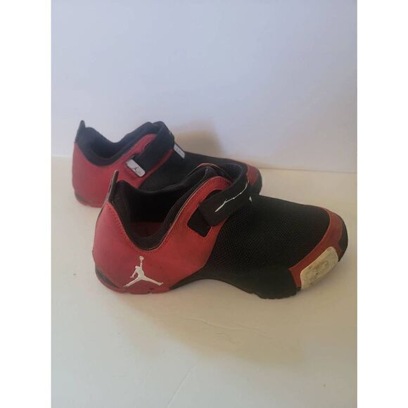 Nike Air Jordan Roy Jones Jr Retro 2004 Men's Black And Red Boxing Shoes Size 6Y - Picture 4 of 6